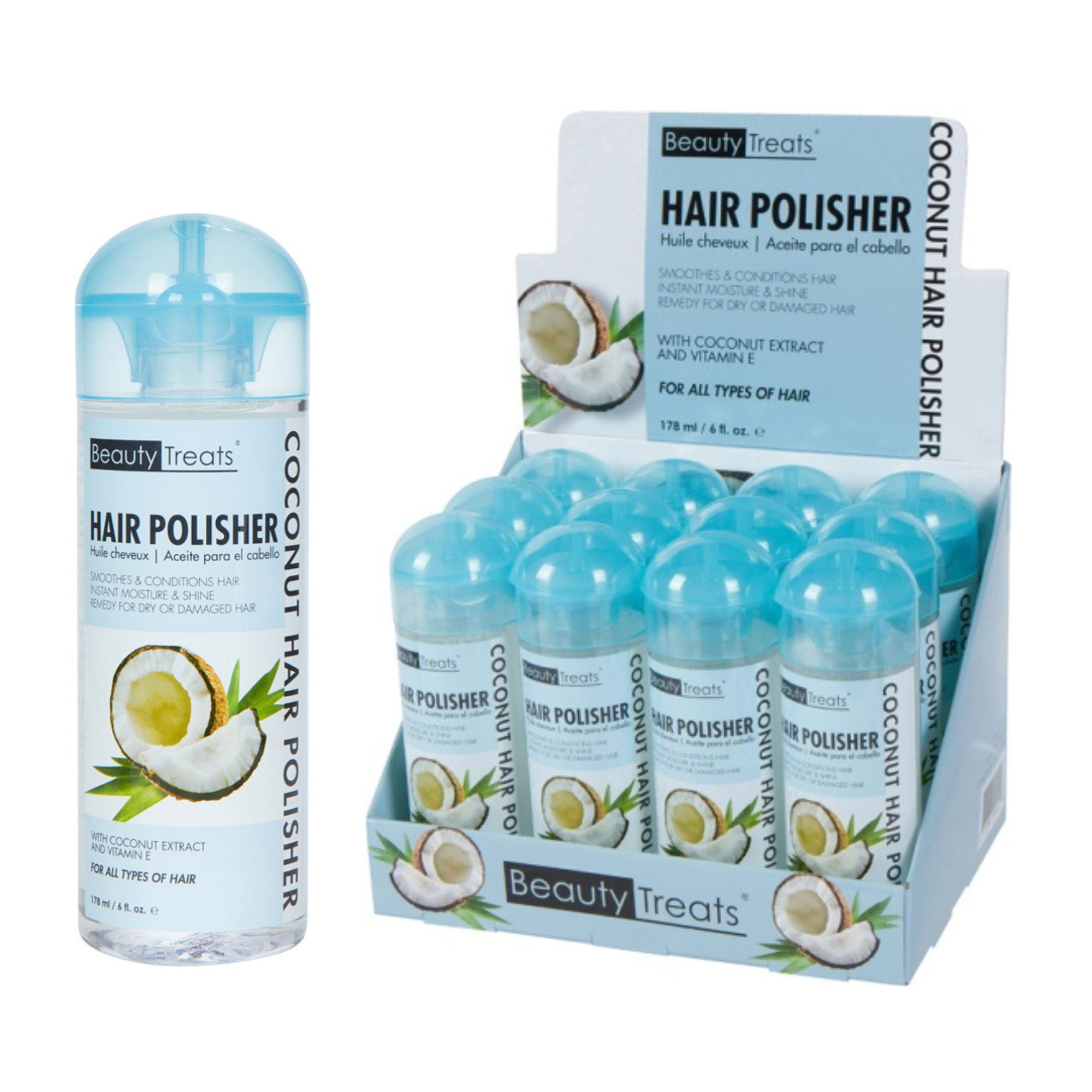 Beauty Treats - Coconut Hair Polisher - TRUECOLOR WHOLESALE