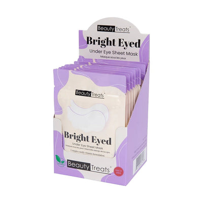 Beauty Treats - Bright Eyed Under Eye Sheet Mask - TRUECOLOR WHOLESALE