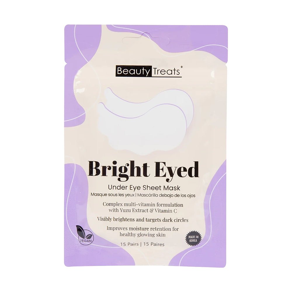 Beauty Treats - Bright Eyed Under Eye Sheet Mask - TRUECOLOR WHOLESALE