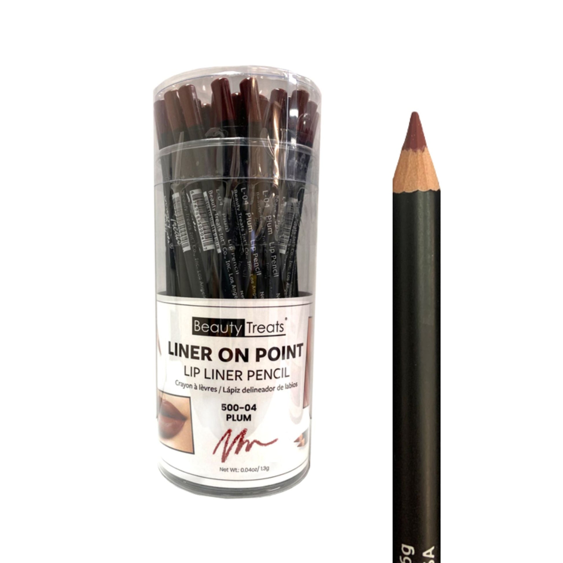 Beauty Treats - 7" Lip Liner Pencil - PLUM - TRUECOLOR WHOLESALE