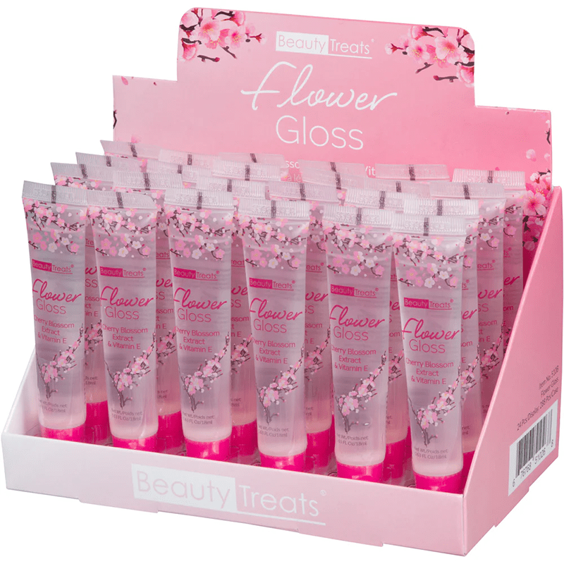 Beauty Treats - Cherry Blossom Flower Gloss - TRUECOLOR WHOLESALE
