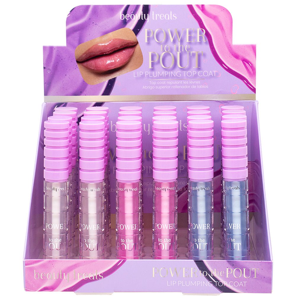 Beauty Treats - Power To The Pout Lip Plumping Top Coat - TRUECOLOR WHOLESALE