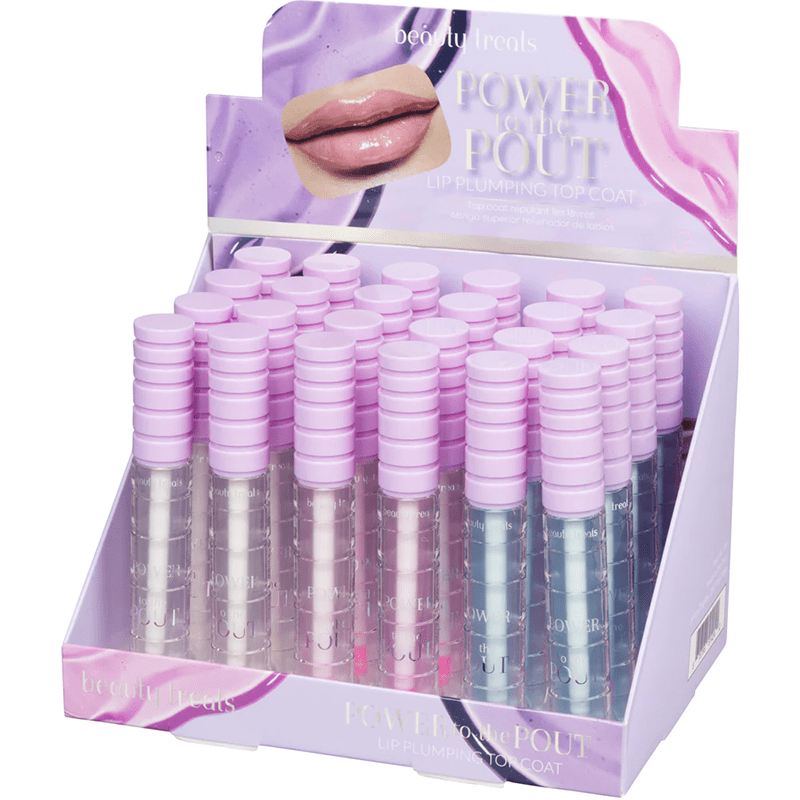 Beauty Treats - Power To The Pout Lip Plumping Top Coat - TRUECOLOR WHOLESALE