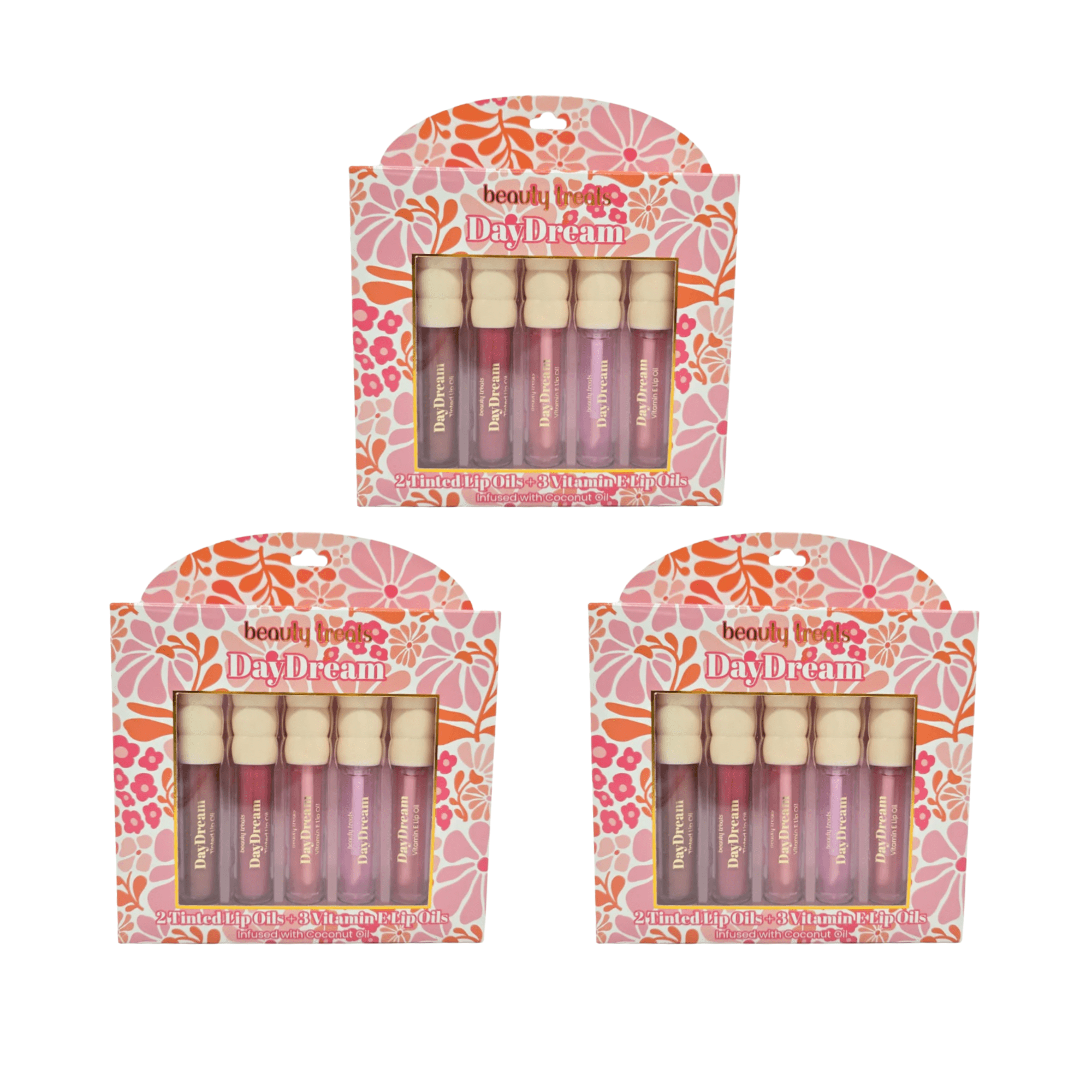 Beauty Treats – Daydream 2 Tinted lip Oil + 3 Vitamin E Lip Oils - TRUECOLOR WHOLESALE