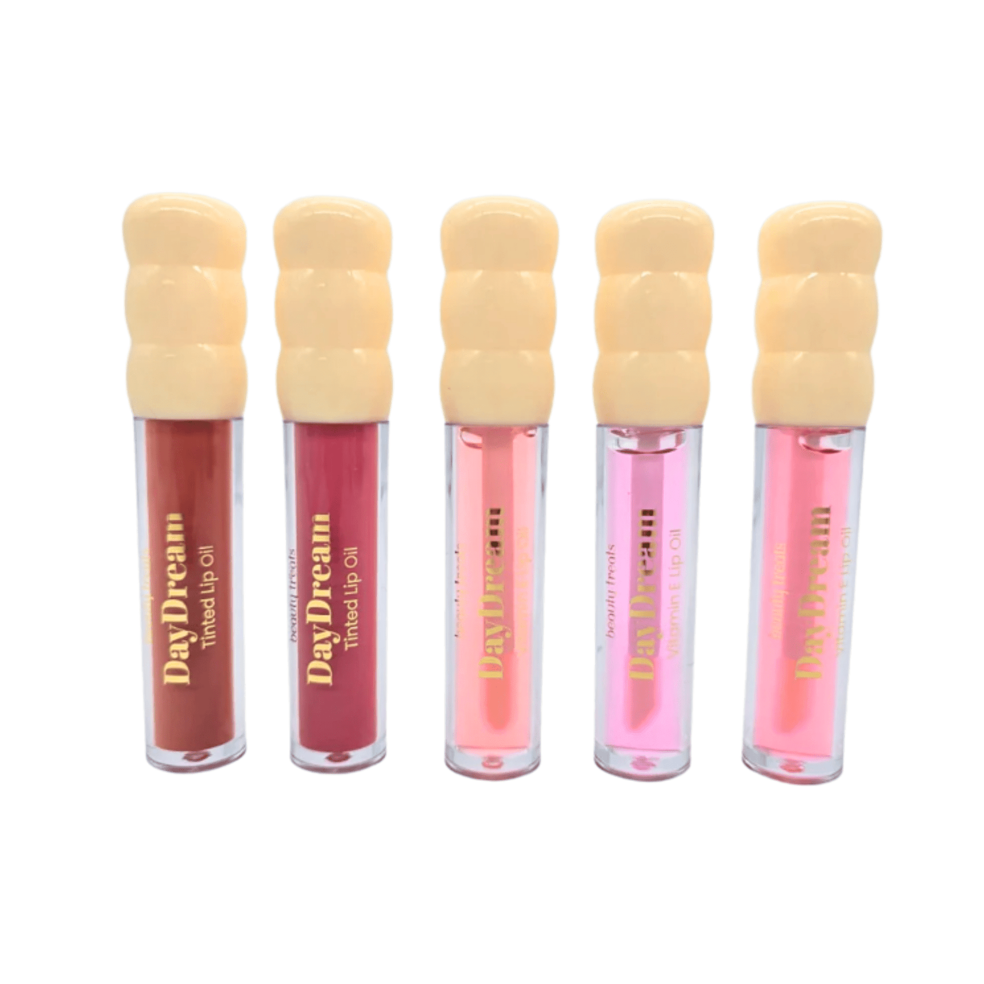 Beauty Treats – Daydream 2 Tinted lip Oil + 3 Vitamin E Lip Oils - TRUECOLOR WHOLESALE