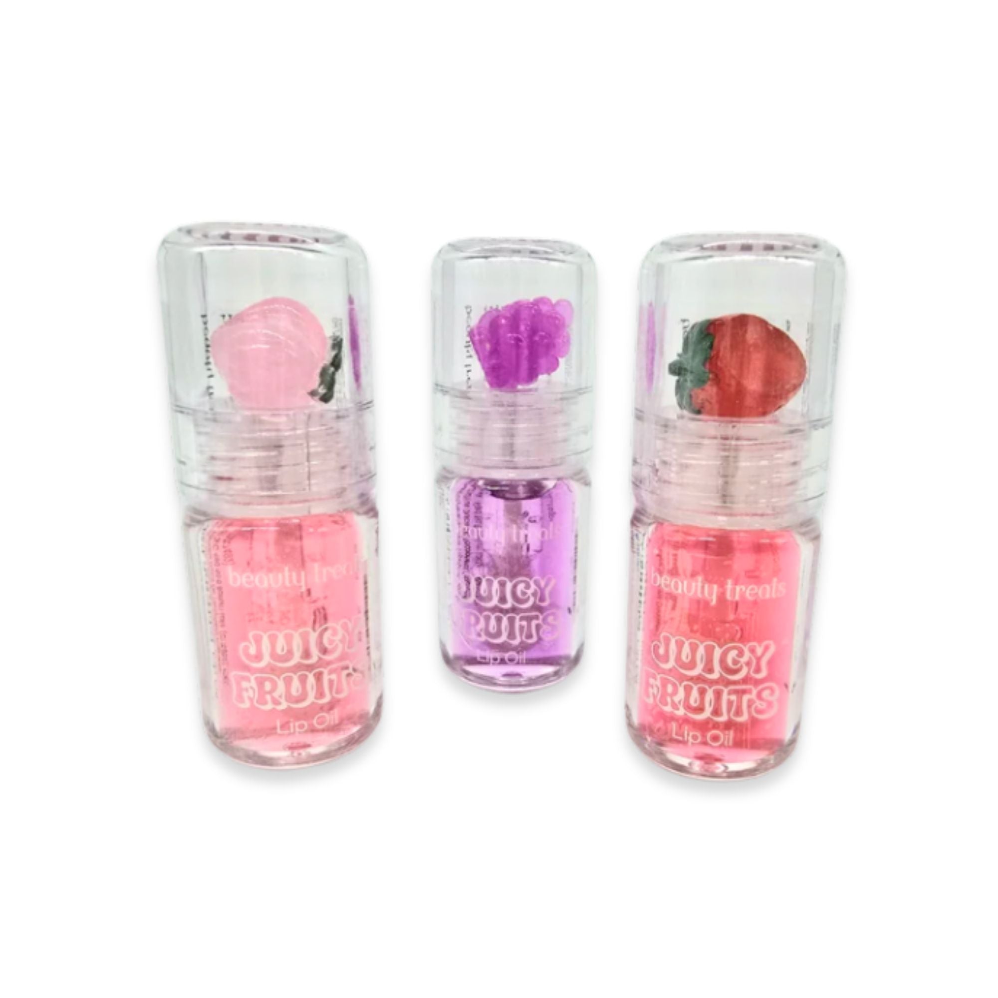 Beauty Treats - Juicy Fruits Lip Oils - TRUECOLOR WHOLESALE