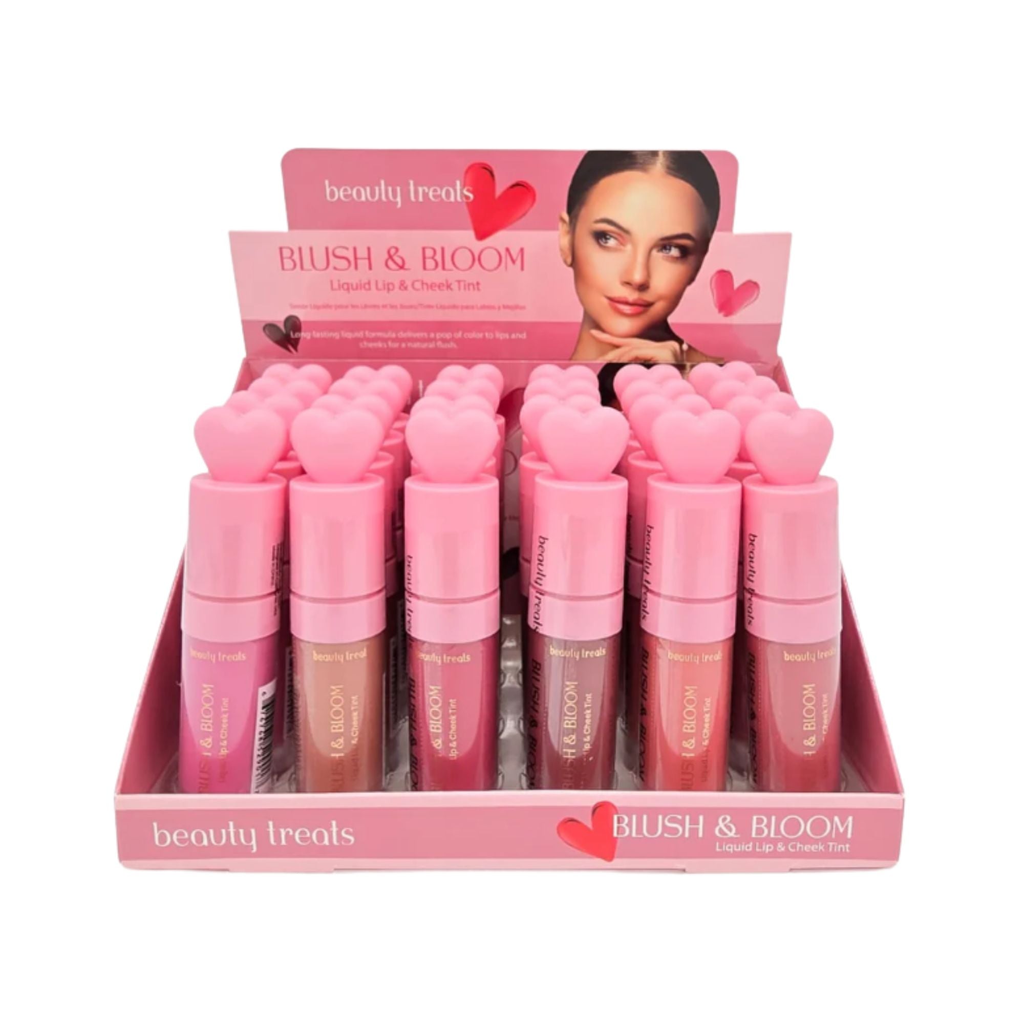 Beauty Treats - 2in1 Color Blush & Bloom - Liquid Lip & Cheek Tint - TRUECOLOR WHOLESALE