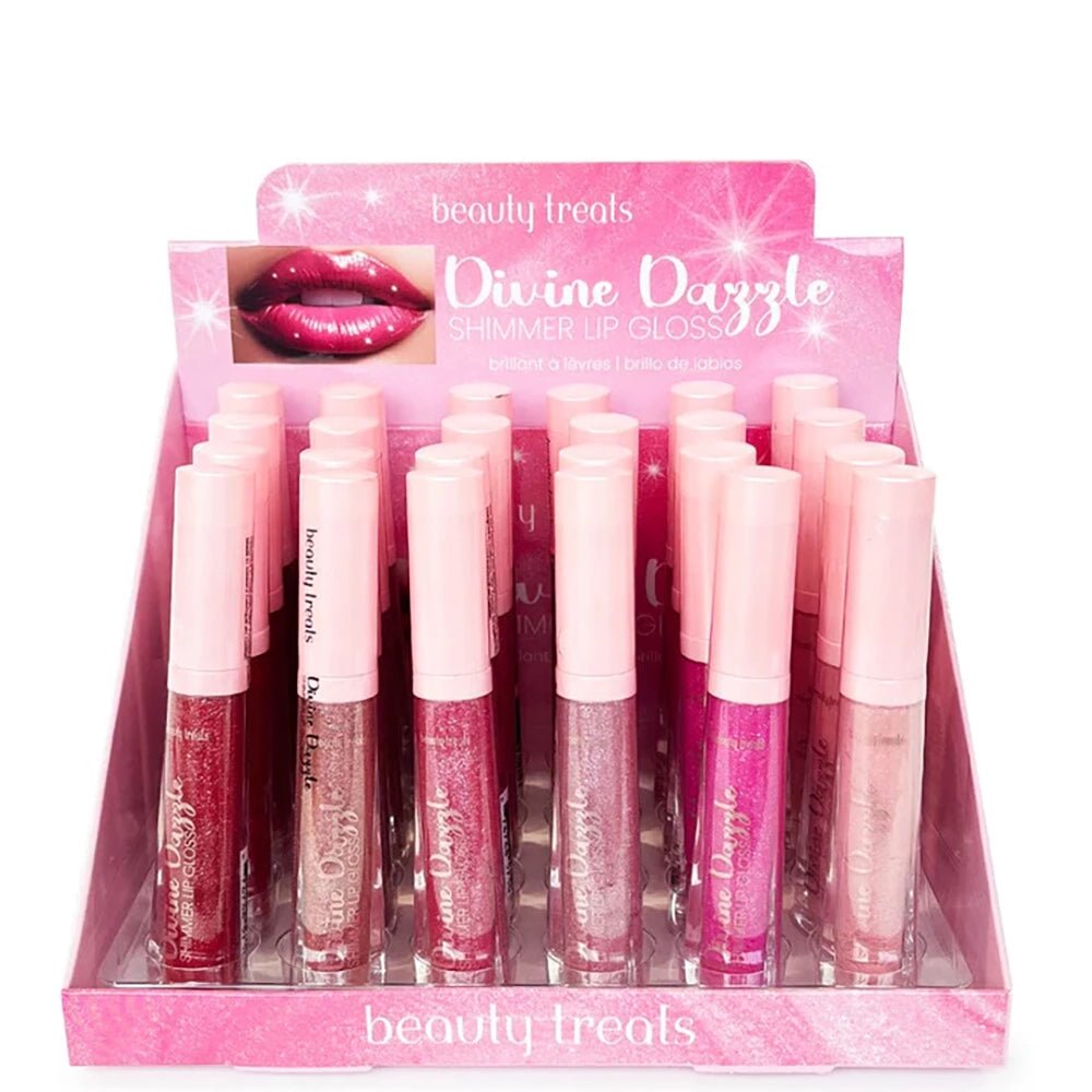 Beauty Treats - Divine Dazzle Shimmer Lip Gloss - TRUECOLOR WHOLESALE