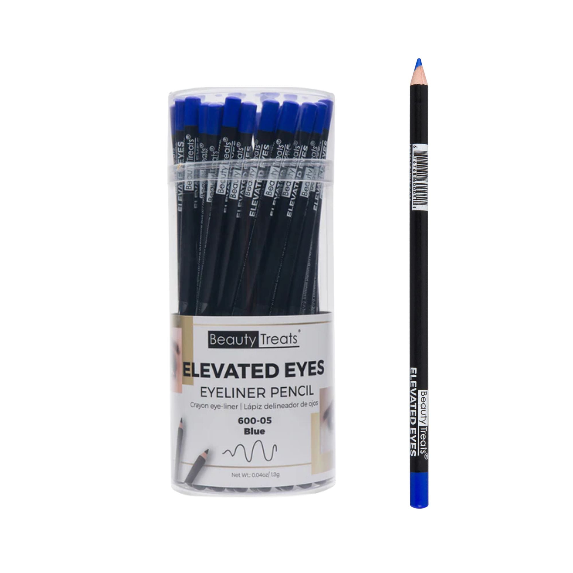 Beauty Treats - 7 " Eye Liner Pencil - BLUE - TRUECOLOR WHOLESALE