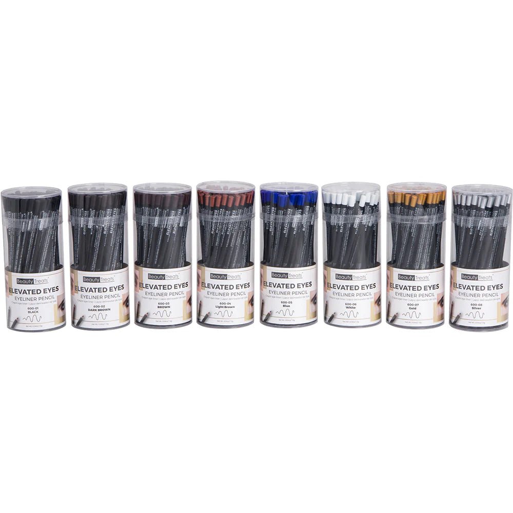 Beauty Treats - 7 " Eye Liner Pencil - GOLD - TRUECOLOR WHOLESALE