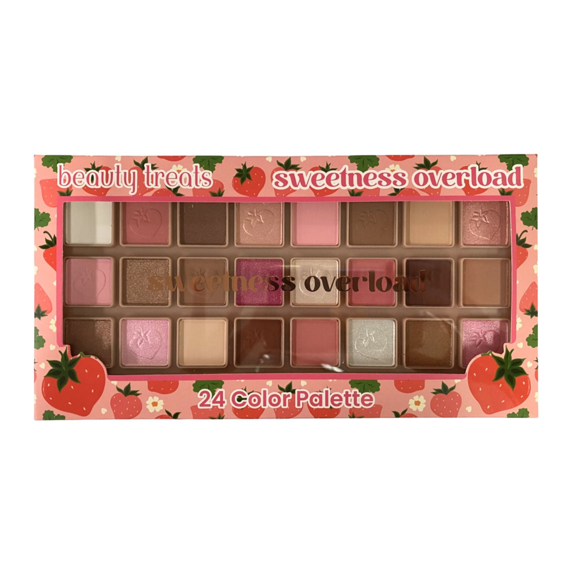 Beauty Treats - Sweetness Overload 24 Color Shimmer Eyeshadow Palette - TRUECOLOR WHOLESALE