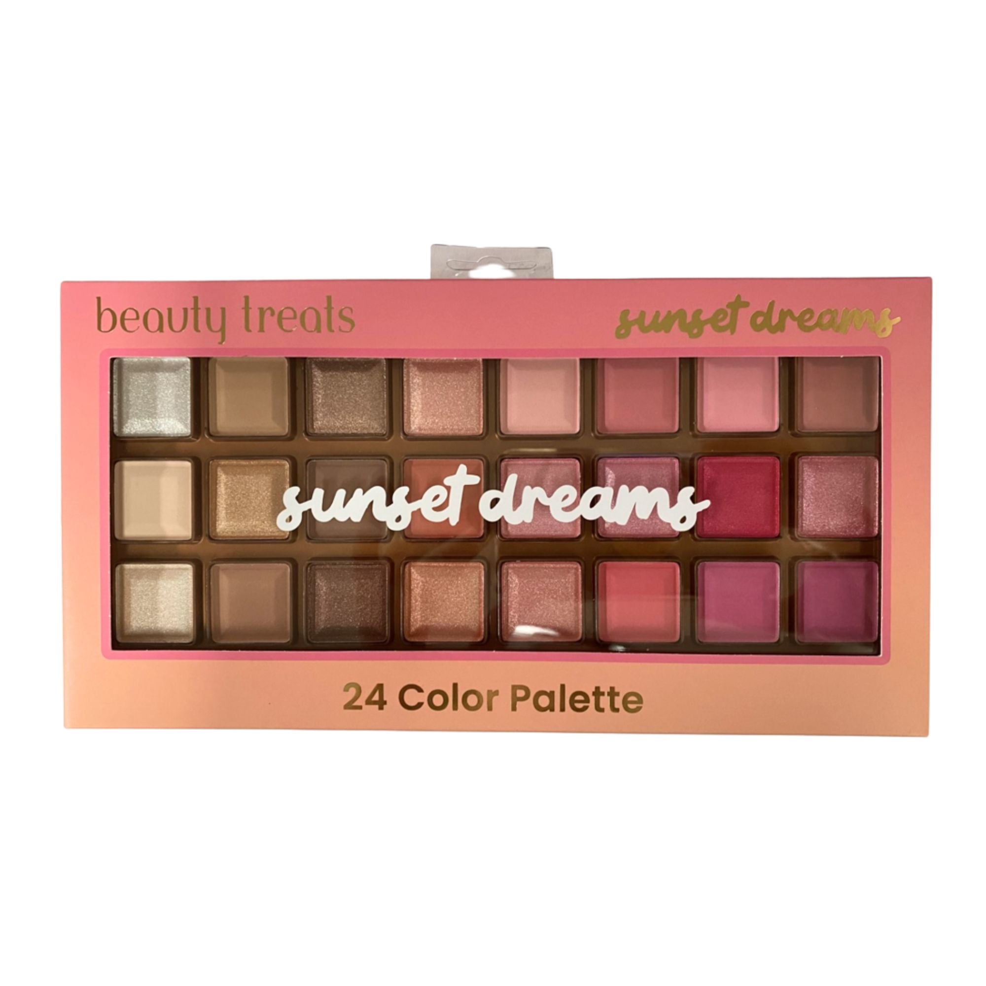 Beauty Treats - Sunset Dreams 24 Color Eyeshadow Palette - TRUECOLOR WHOLESALE