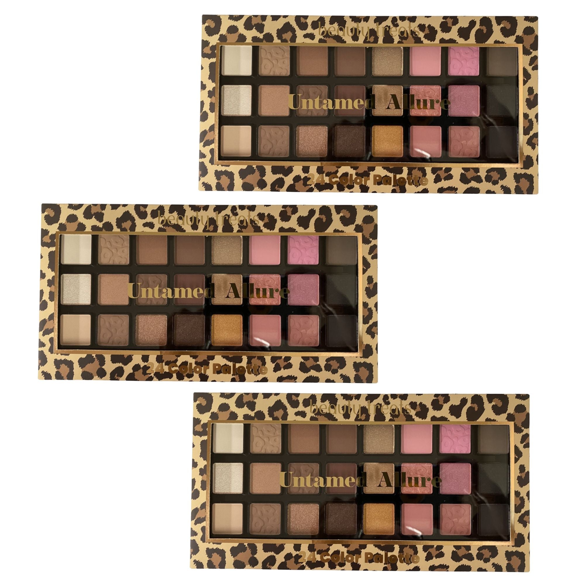 Beauty Treats - Untamed Allure 24 Color Eyeshadow Palette - TRUECOLOR WHOLESALE