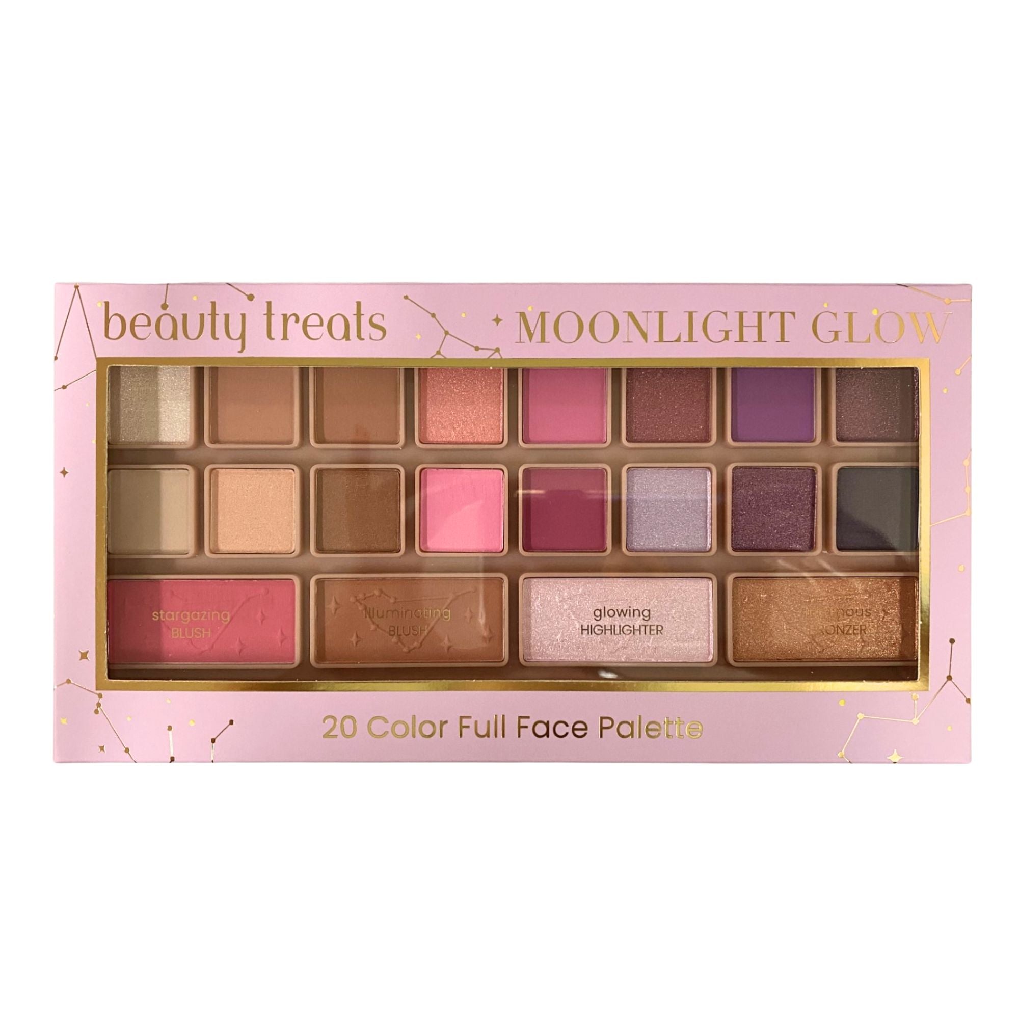 Beauty Treats - Moonlight Glow 16 Eye & 4 Face Palette - TRUECOLOR WHOLESALE