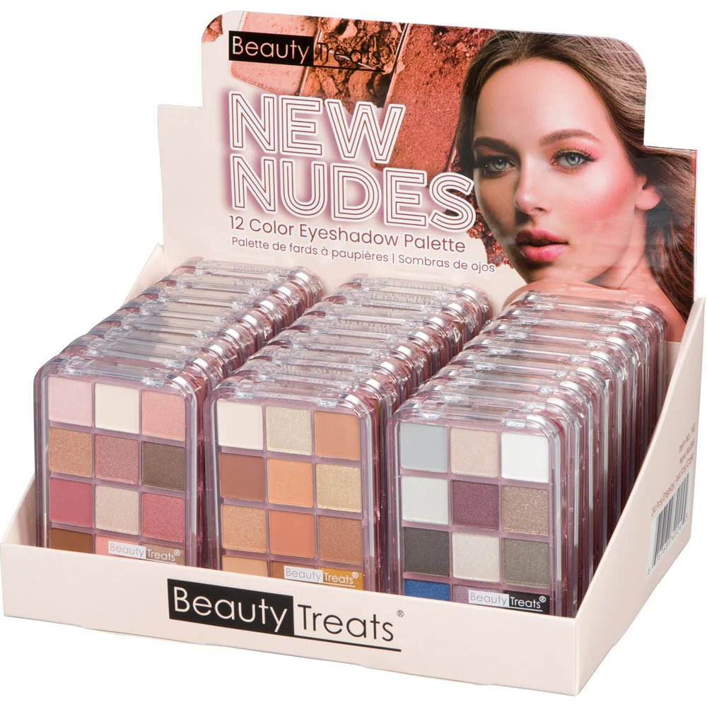 Beauty Treats - New Nudes Eyeshadow Palette (W - E - 01) - TRUECOLOR WHOLESALE