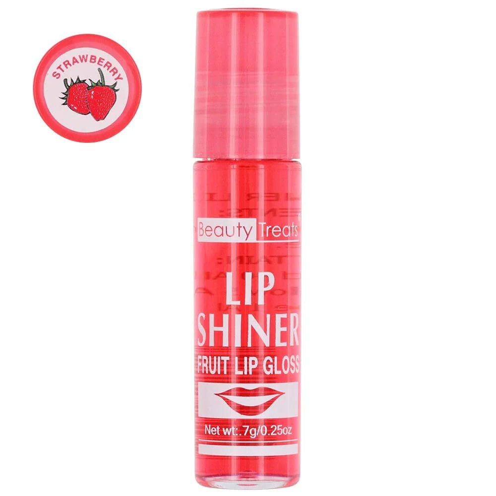 Beauty Treats - Lip Shine Fruit Strawberry Lip Gloss - TRUECOLOR WHOLESALE
