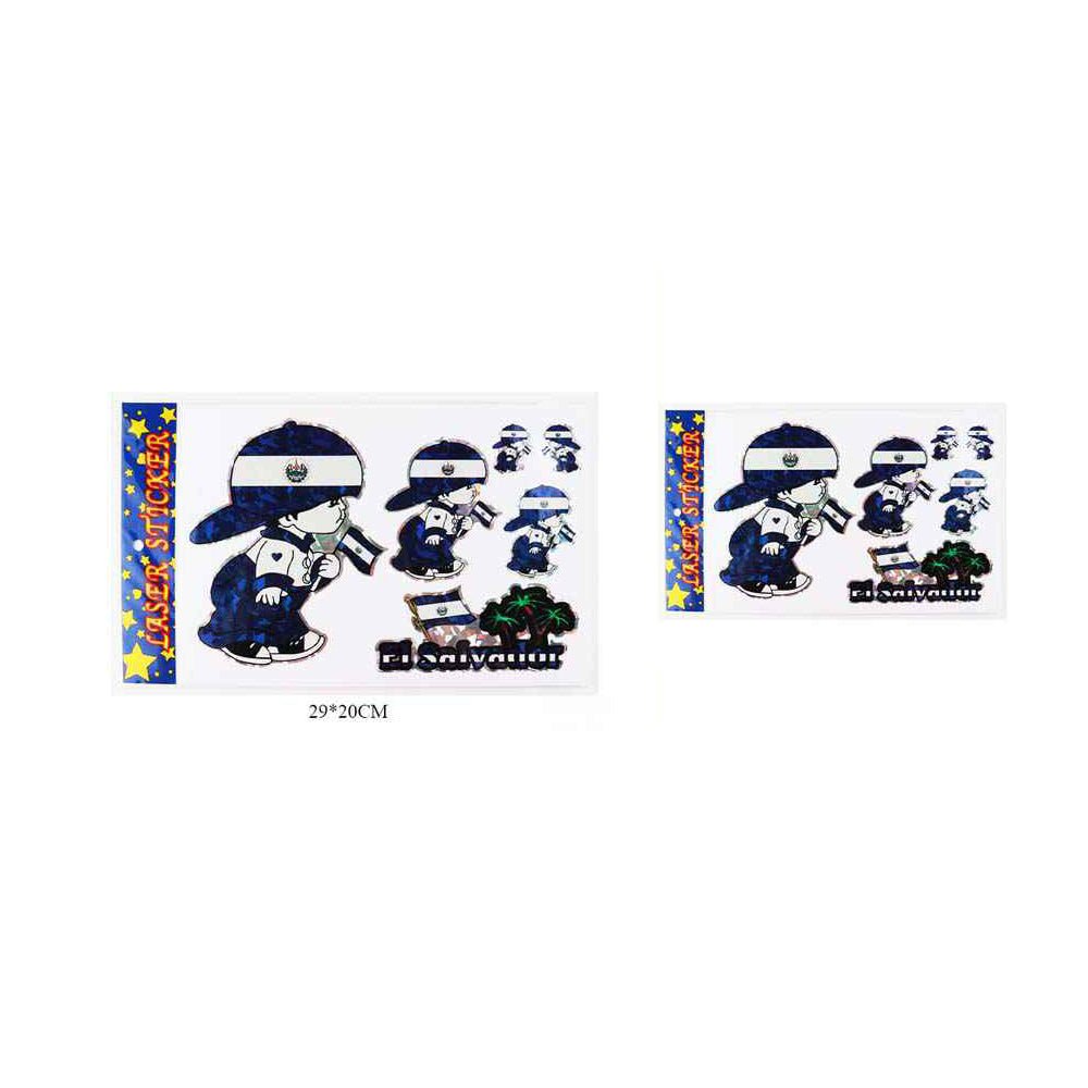 El Salvador Car Bumper Sticker - TRUECOLOR WHOLESALE