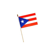 HAND STICK FLAG 30cm x 45cm PUERTO RICO - TRUECOLOR WHOLESALE