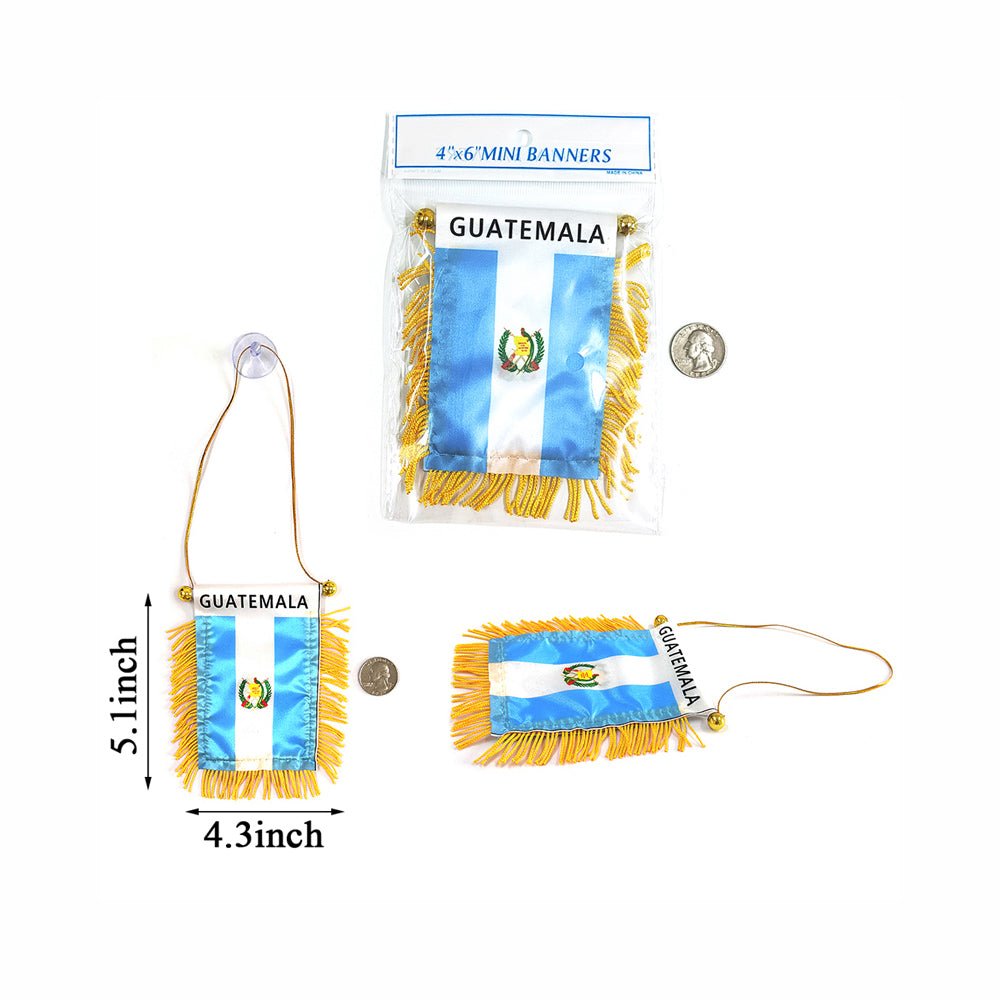 Guatemala Mini Banners 4"x6" - TRUECOLOR WHOLESALE