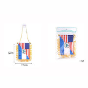 Nicaragua Usa Mini Banners 4"x6" (8383) - TRUECOLOR WHOLESALE