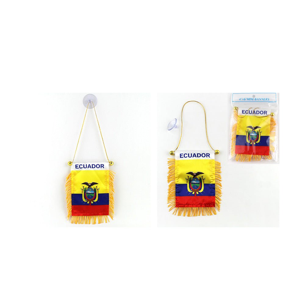 Ecuador Mini Banners 4"x6" - TRUECOLOR WHOLESALE