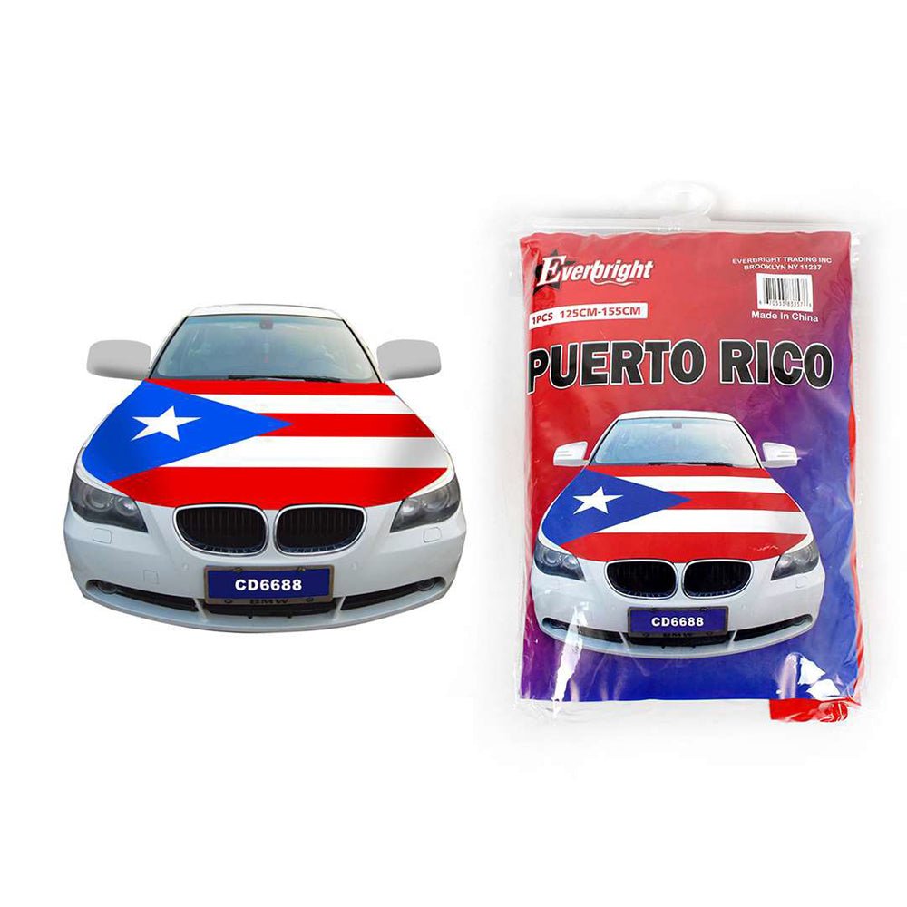 HOOD COVER PUERTO RICO FLAG - TRUECOLOR WHOLESALE