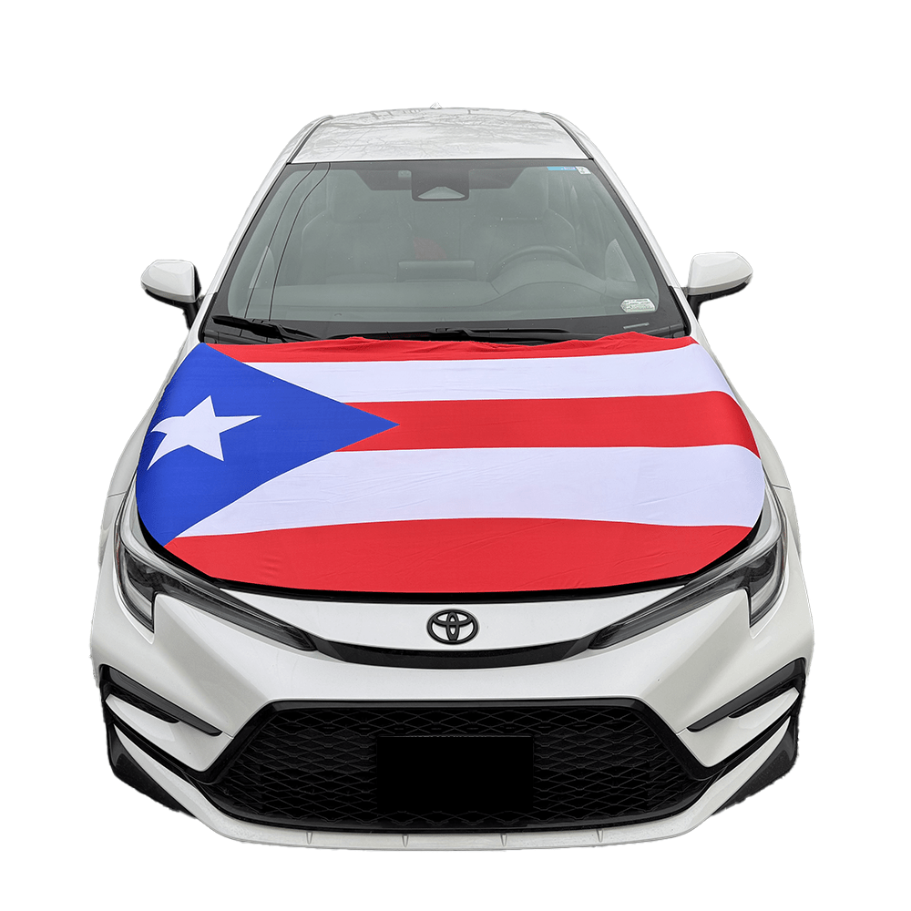HOOD COVER PUERTO RICO FLAG - TRUECOLOR WHOLESALE