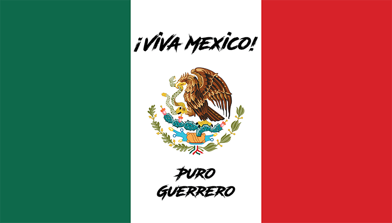 Mexico & Puro Guerrero Car Hood Cover – Fits Most Cars 49–61" - TRUECOLOR WHOLESALE