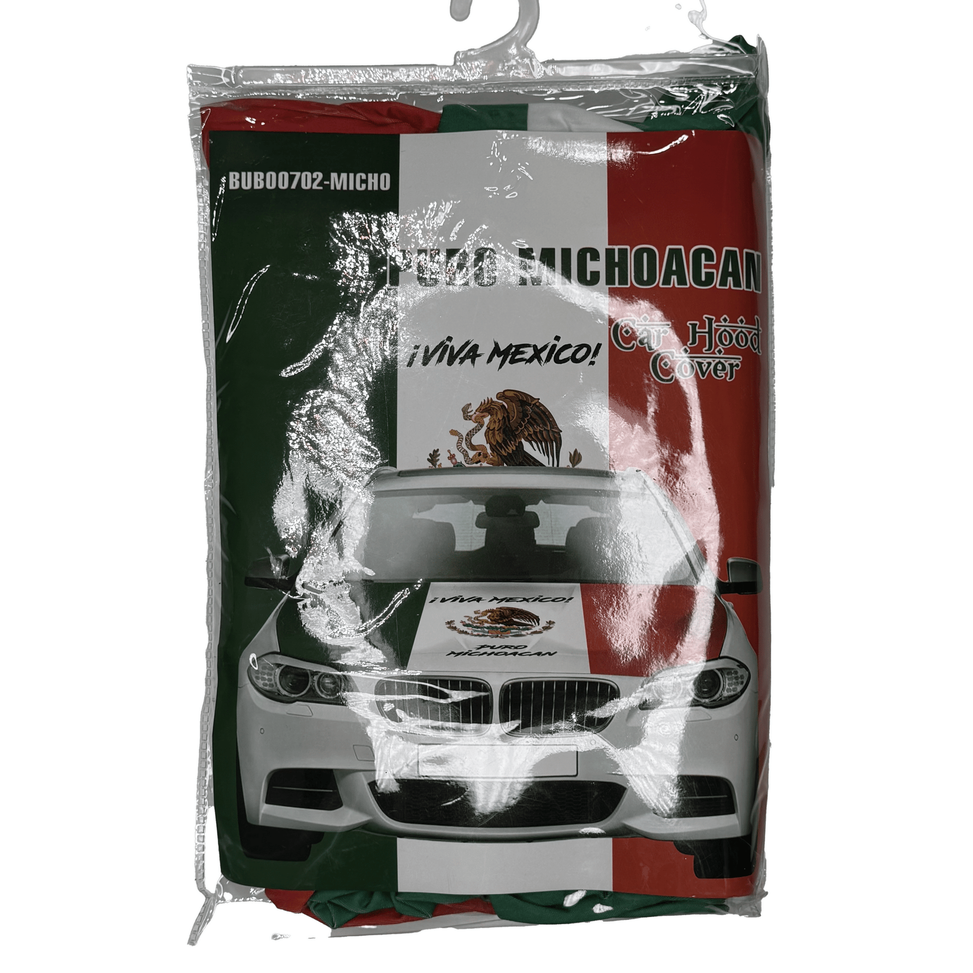 Mexico & Puro Michoacán Car Hood Cover – Fits Most Cars - TRUECOLOR WHOLESALE