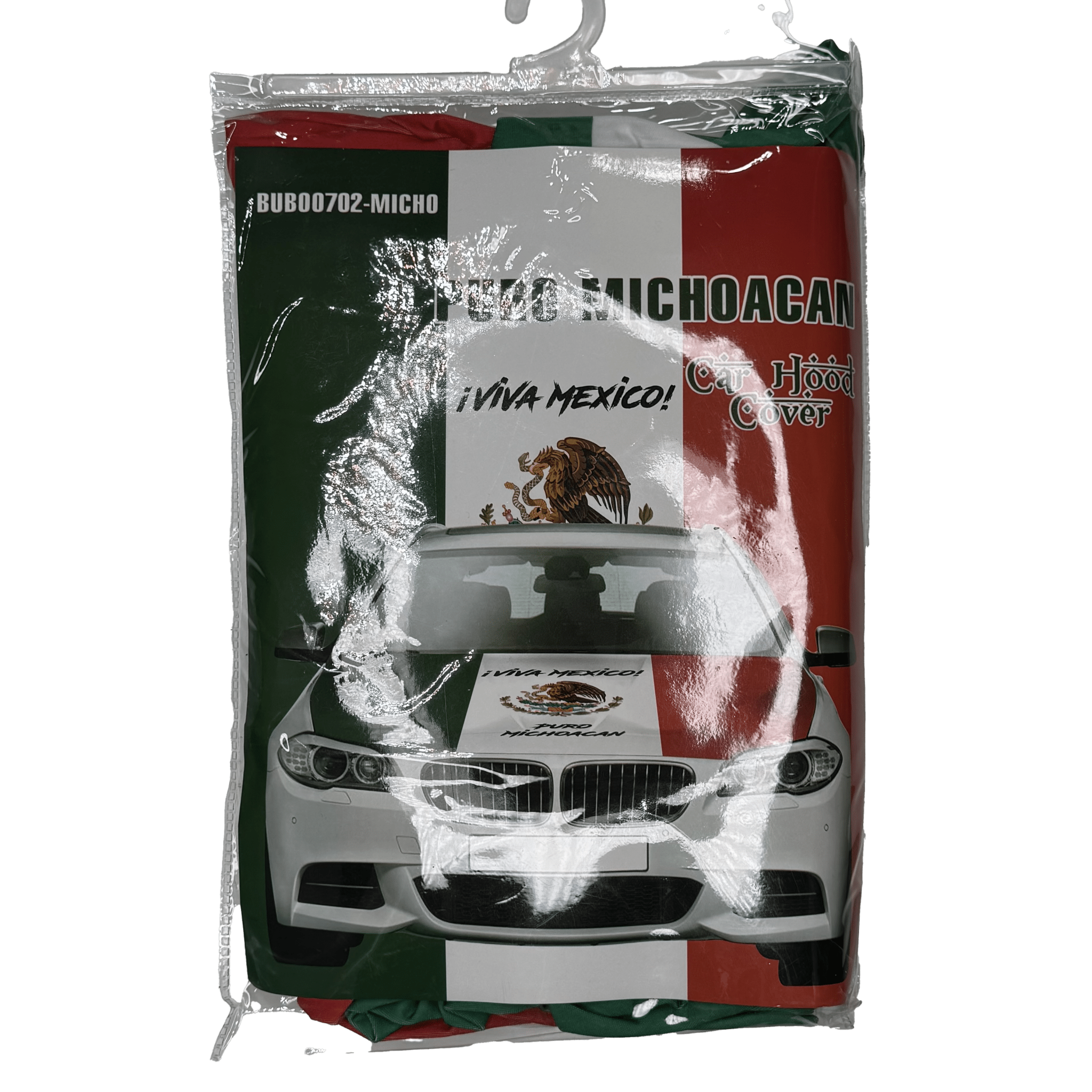 Mexico & Puro Michoacán Car Hood Cover – Fits Most Cars - TRUECOLOR WHOLESALE