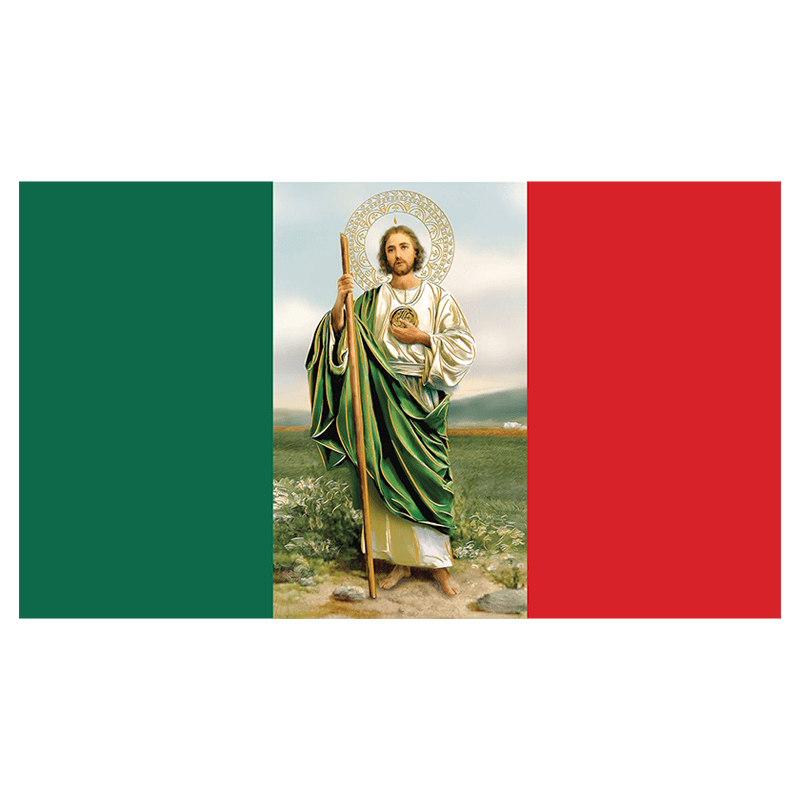 MEXICO SAN JUDAS FLAG 3x5 feet - TRUECOLOR WHOLESALE