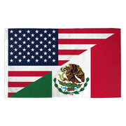 USA/MEXICO BIG FLAG 3x5 feet - TRUECOLOR WHOLESALE