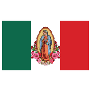 MEXICO GUADALUPE FLAG 3x5 feet - TRUECOLOR WHOLESALE