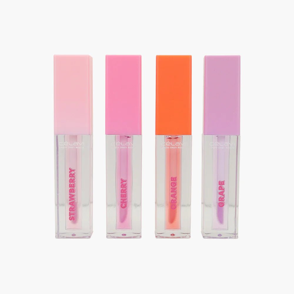 Celavi - 4 Pcs Pout Perfection Lip Oil Set - TRUECOLOR WHOLESALE
