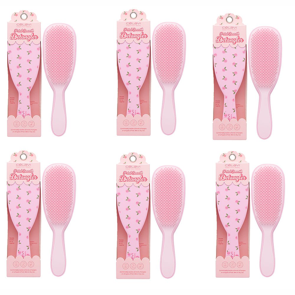 Celavi - Hair Brush Petal Smooth Detangler - TRUECOLOR WHOLESALE