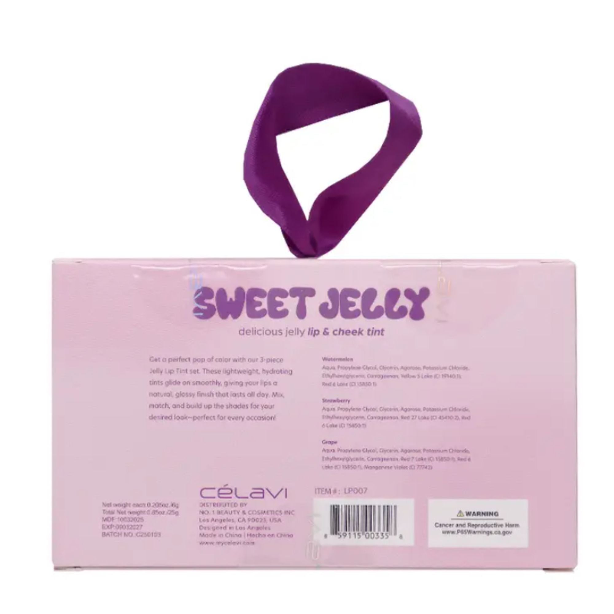 Celavi - Sweet Jelly Delicious Lip & Cheek Tint - TRUECOLOR WHOLESALE