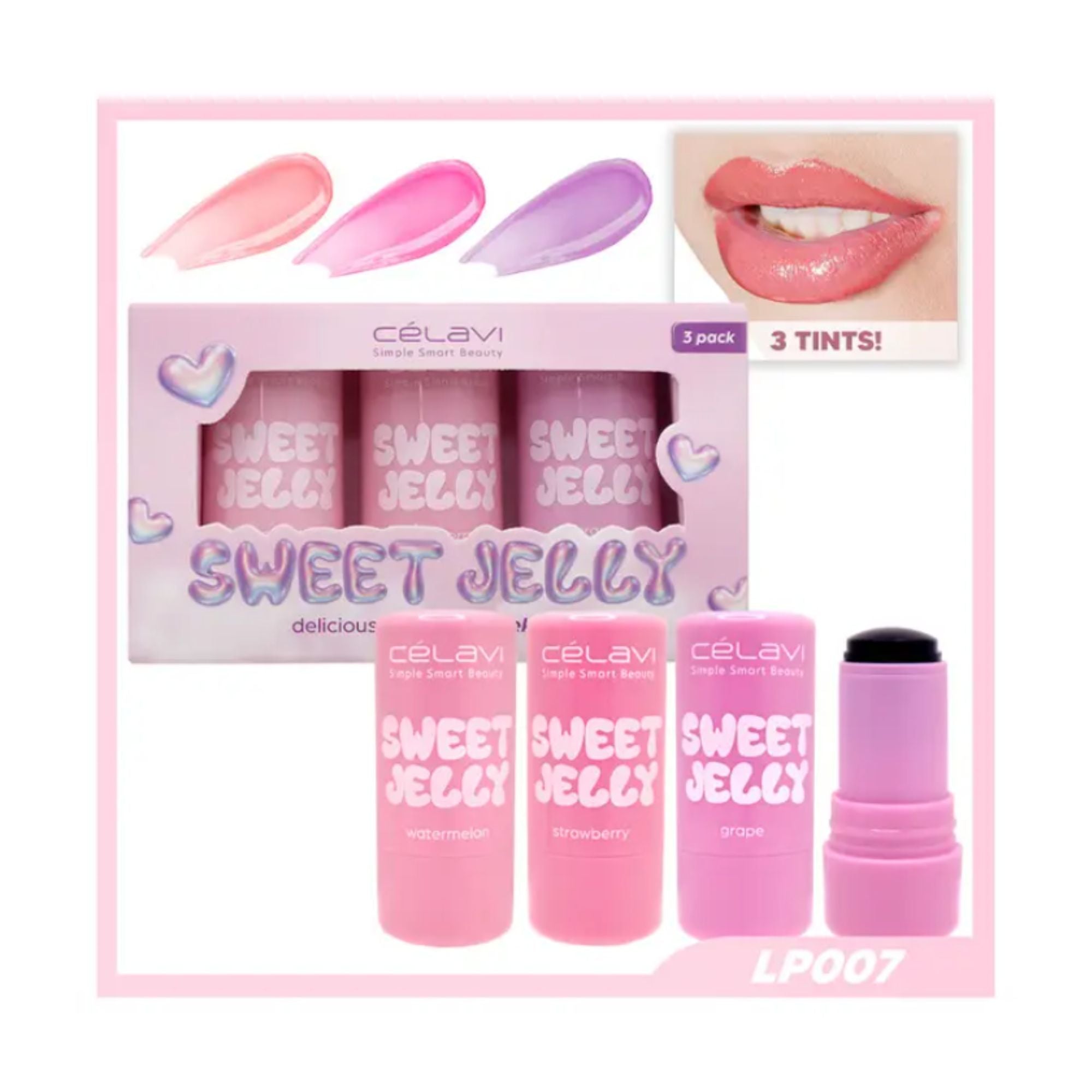 Celavi - Sweet Jelly Delicious Lip & Cheek Tint - TRUECOLOR WHOLESALE