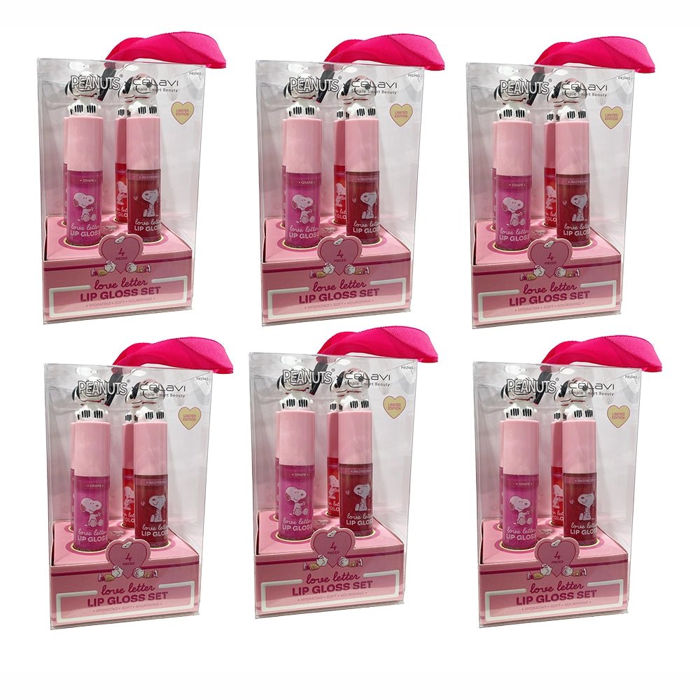 Celavi - Peanuts Love Letter Lip Gloss Set (W - D - 04) - TRUECOLOR WHOLESALE