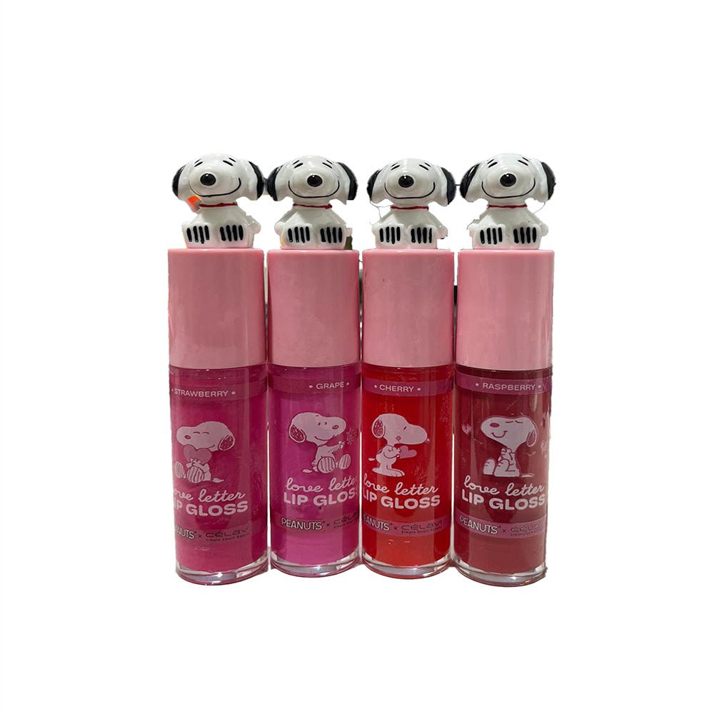 Celavi - Peanuts Love Letter Lip Gloss Set (W - D - 04) - TRUECOLOR WHOLESALE