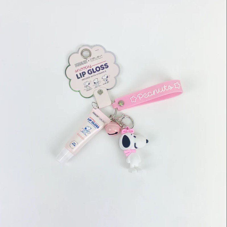 Celavi - Peanuts Lip Gloss with Keychain - TRUECOLOR WHOLESALE