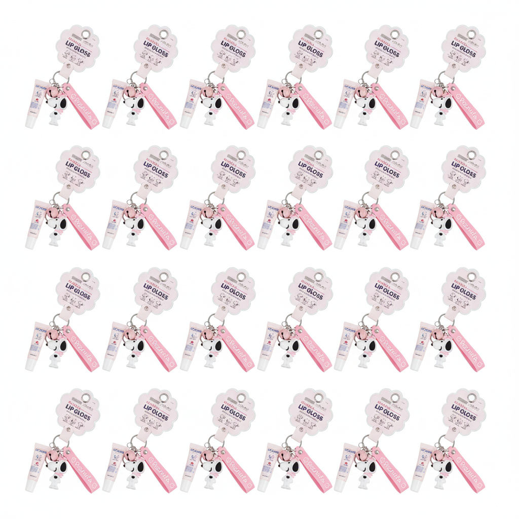 Celavi - Peanuts Lip Gloss with Keychain