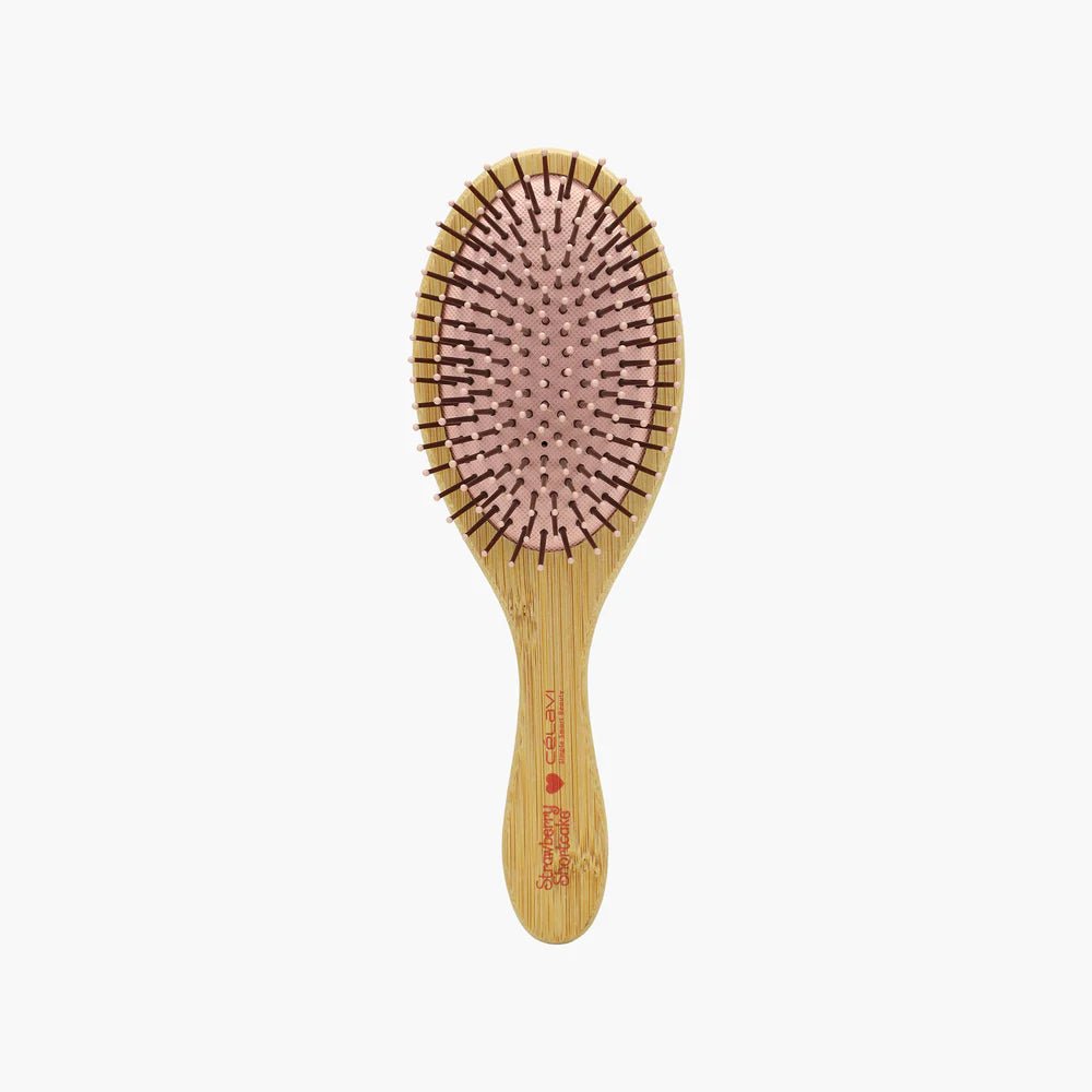 Celavi - Strawberry Shortcake Wooden Paddle Brush - TRUECOLOR WHOLESALE