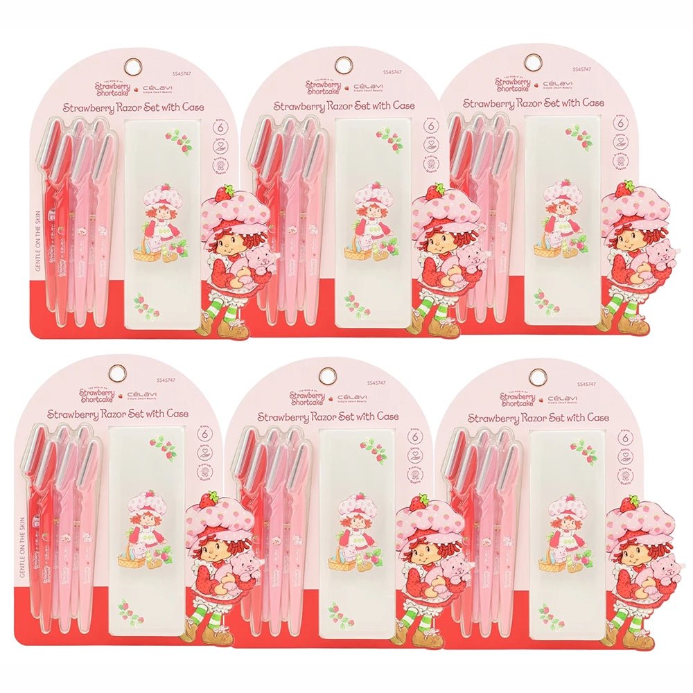 Celavi - Strawberry Razor Set With Case - TRUECOLOR WHOLESALE