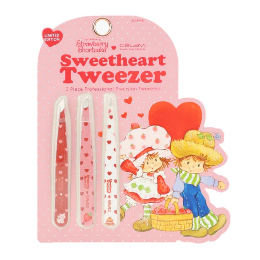 Celavi - Strawberry Shortcake 3PC Printed Tweezer Set (V - day) - TRUECOLOR WHOLESALE