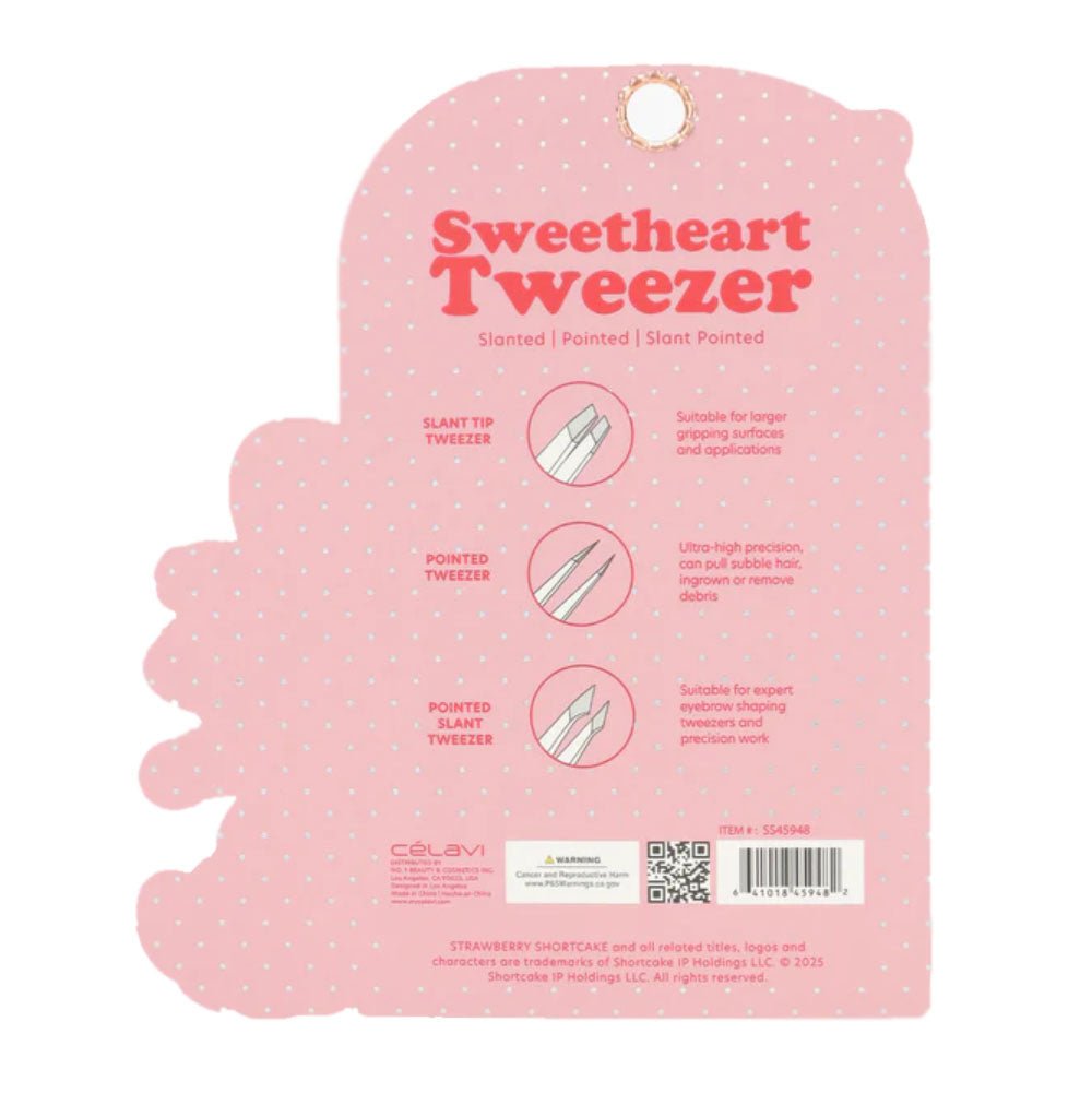 Celavi - Strawberry Shortcake 3PC Printed Tweezer Set (V - day) - TRUECOLOR WHOLESALE