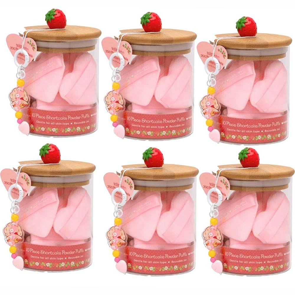 Celavi - 10 Piece Shortcake Powder Puff - TRUECOLOR WHOLESALE