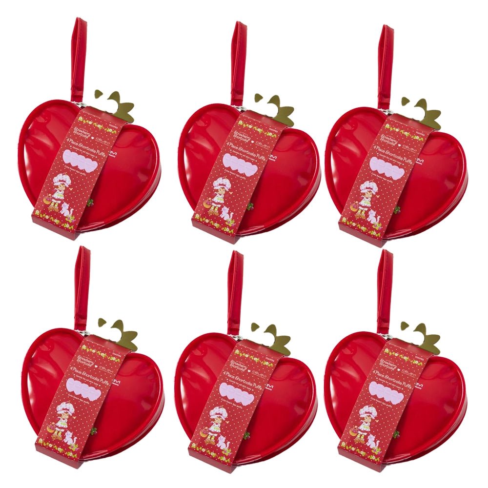 Celavi - Strawbery Cute Heart 4 Pc Puffs - TRUECOLOR WHOLESALE