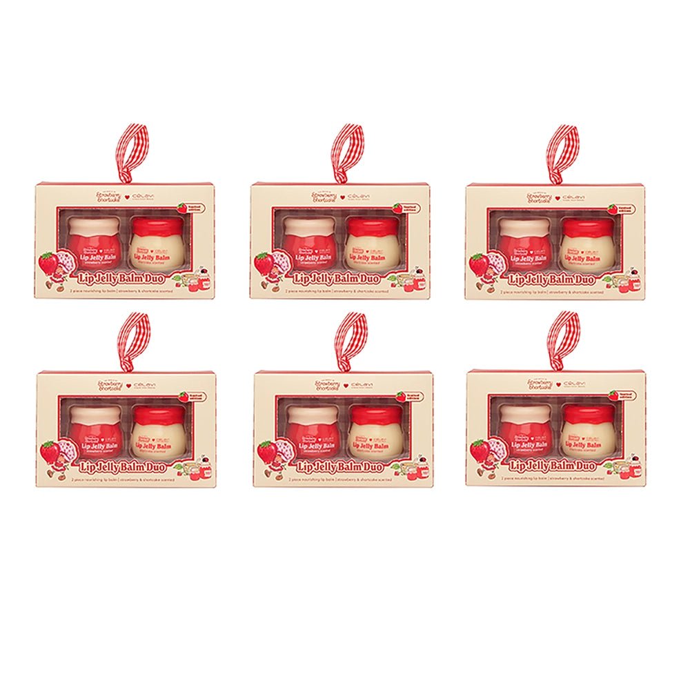 Celavi - Strawberry Shortcake 2pc Lip Jelly Balm Jars - TRUECOLOR WHOLESALE