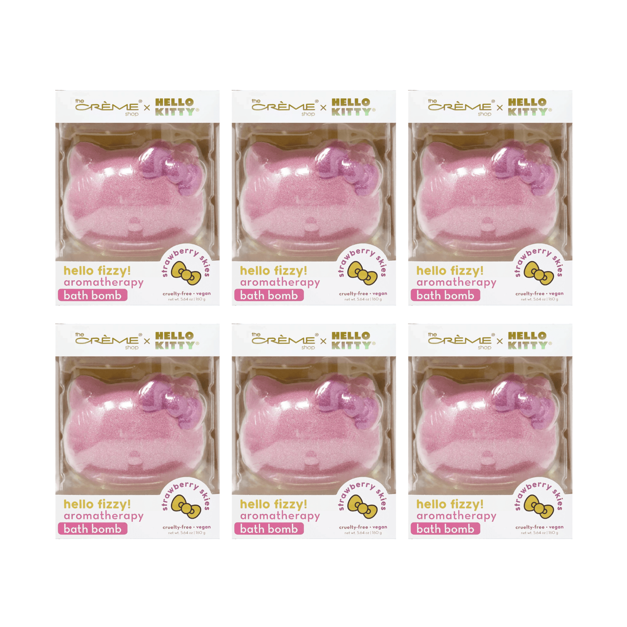 The Creme Shop - Hello Kitty Aromatherapy Bath Bomb Strawberry Skies - TRUECOLOR WHOLESALE