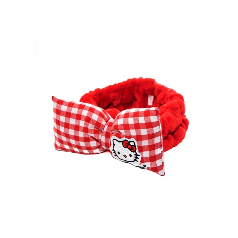 The Creme Shop - Hello Kitty Plush Spa Headband (Red Gingham) - TRUECOLOR WHOLESALE